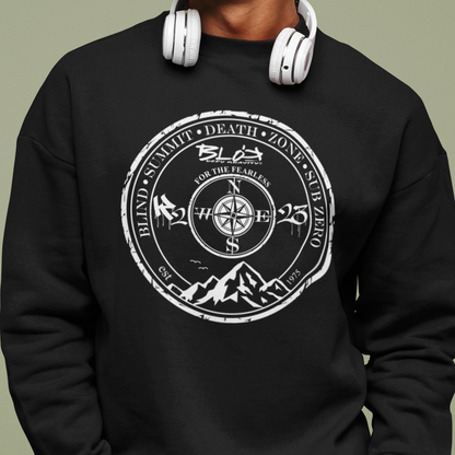 Blind Summit - Front Print in White - Men's Graphic Sweatshirt