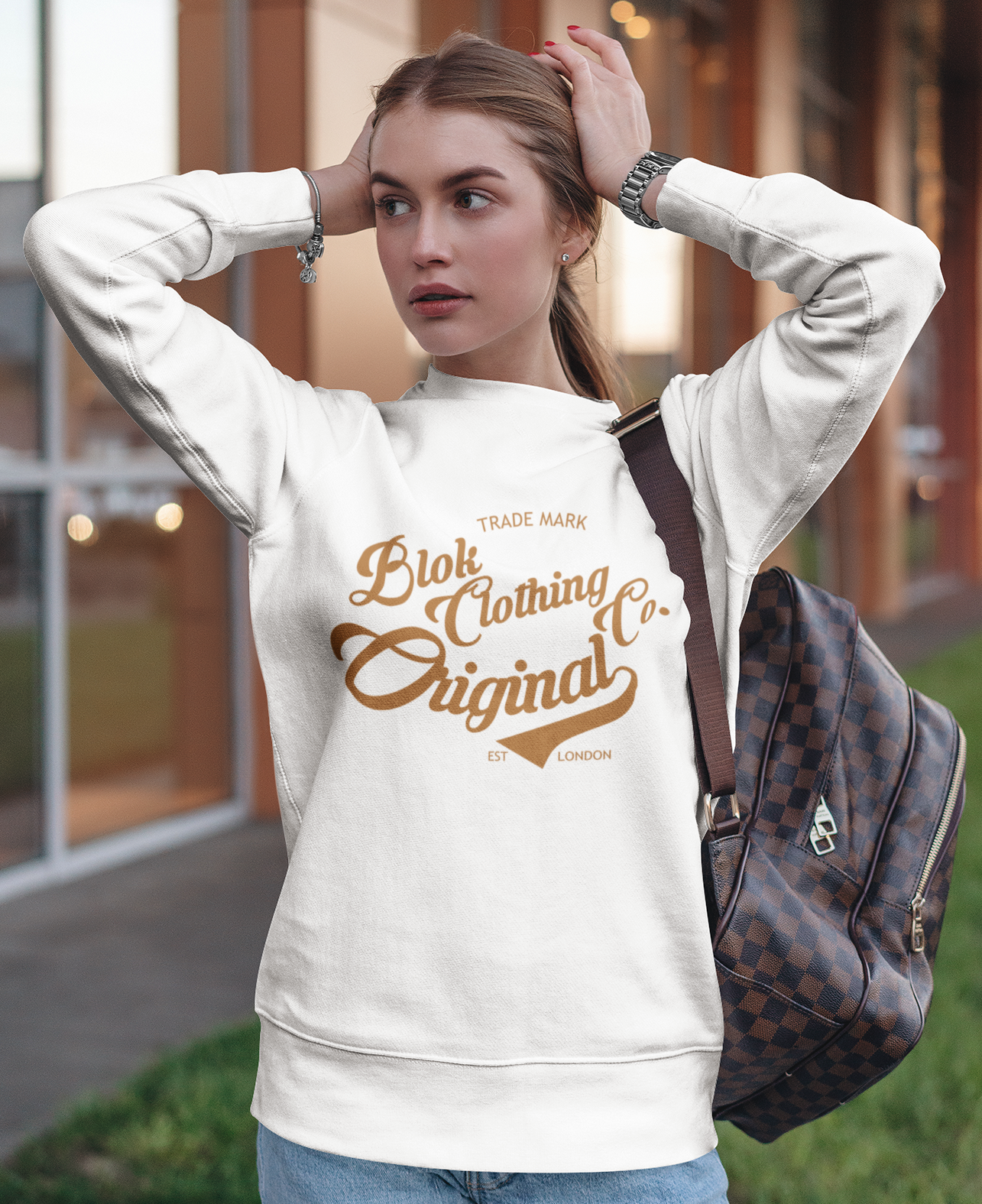 Original Clothing Company - Gold Print - Women's Sweatshirt
