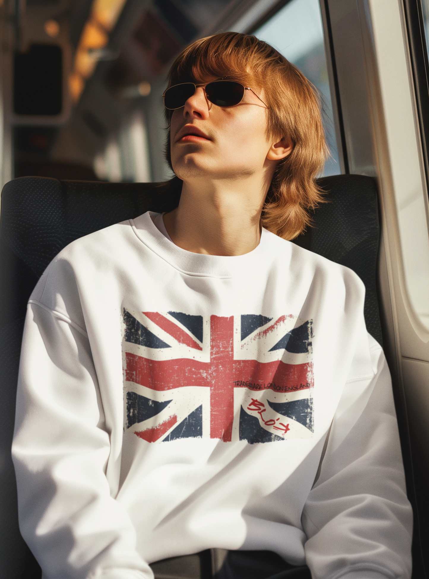 Blok Trademark London Flag design - Men's Sweatshirt