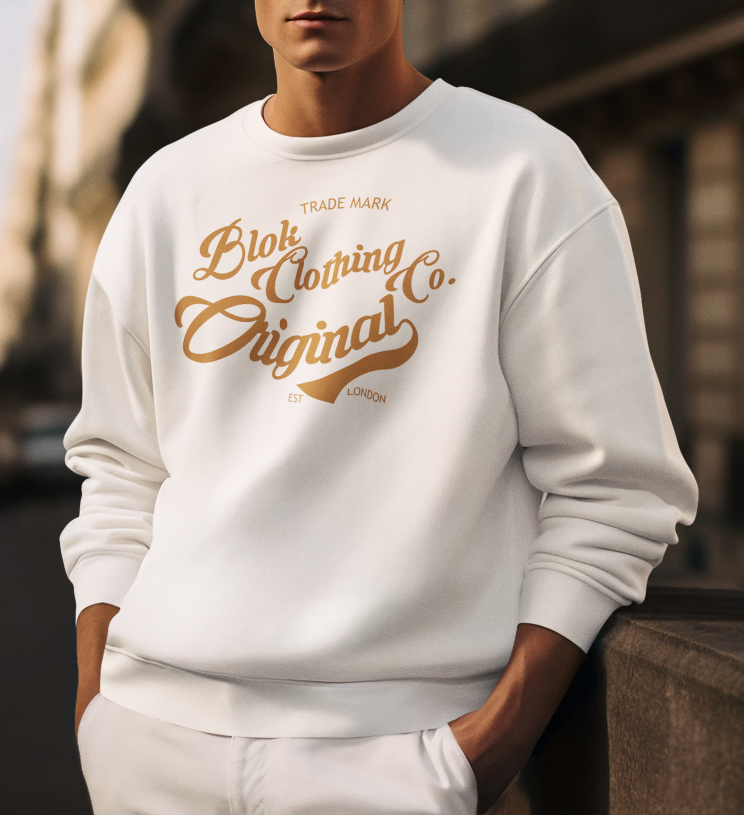 Original Clothing Company - Gold Print - Men's Sweatshirt