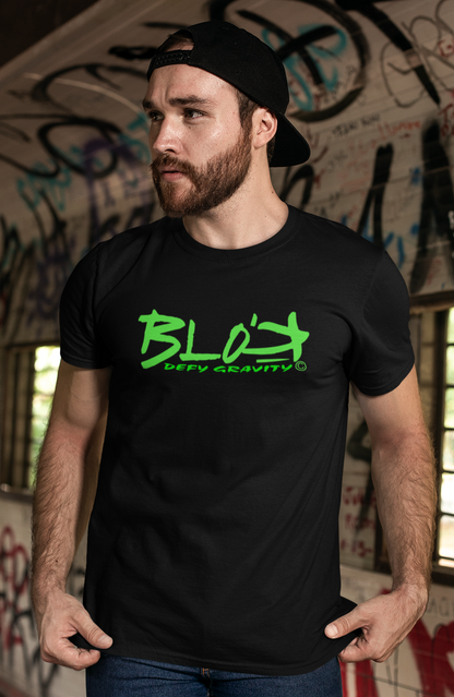 Essentials Large Logo - in Green Print - Men's Classic Fit