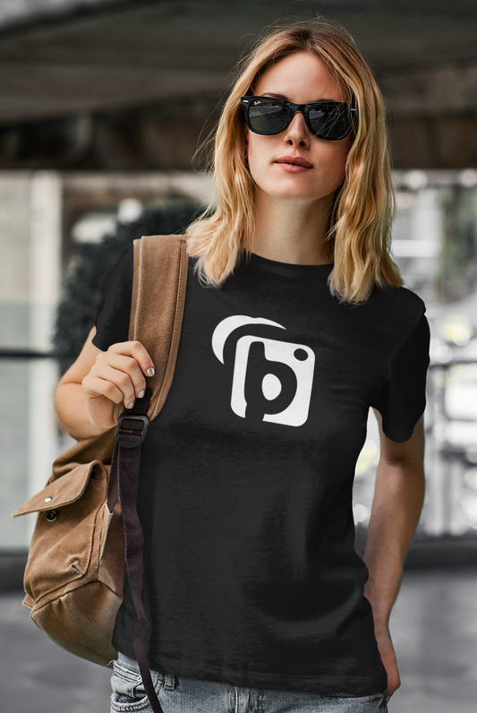 Original Logo - White Print - Women's Relaxed Fit