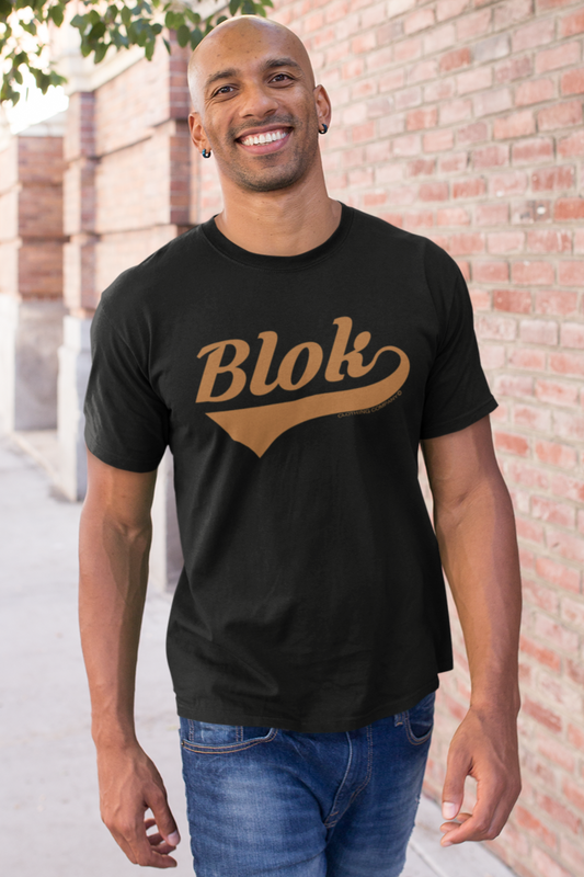 Blok Classic - Front Print - in Gold - Men's Classic Fit