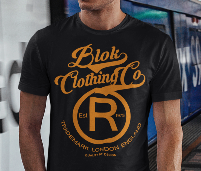 Registered - with Orange Print - Men's Classic Fit