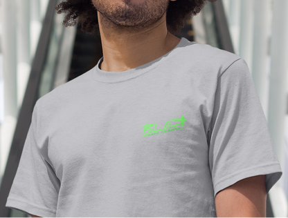 Essentials Small Logo - in Green - Men's Classic Fit Graphic T-Shirt