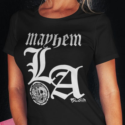 L.A Mayhem - with White Print - Women's Slim Fit