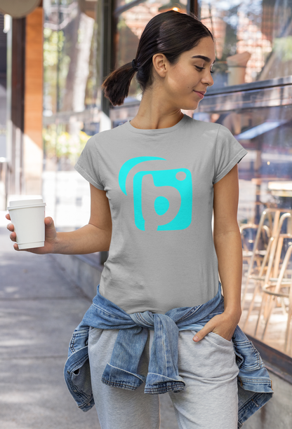 Original Logo - in Turquoise - Women's Slim Fit