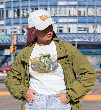 Flying Cobras - with Orange & Green Print - Women's Slim Fit