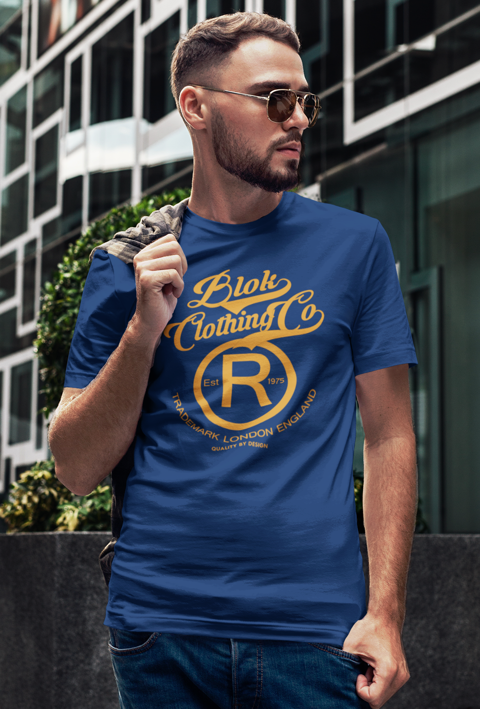 Registered Big R - Front Print in Orange - Men's Classic Fit