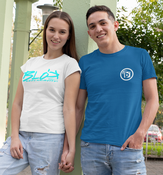 Essential Large Logo - Turquoise Print - Women's Slim Fit