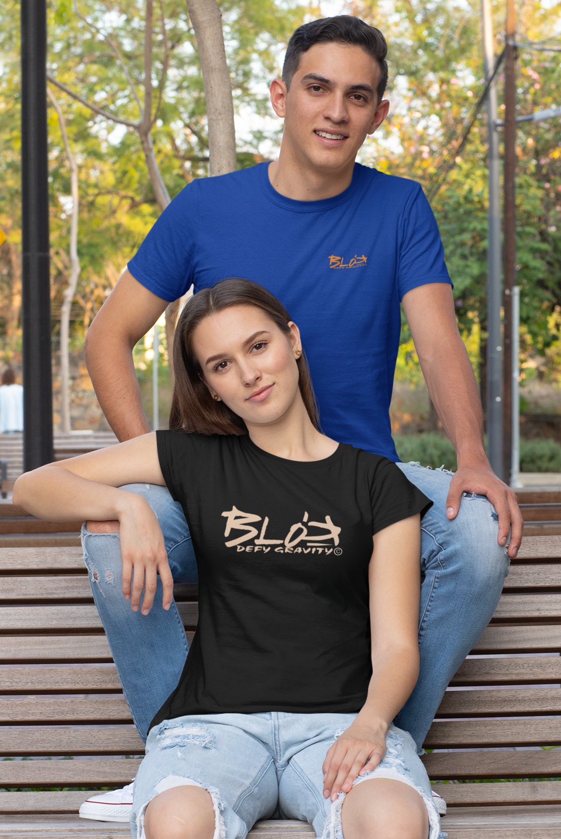 Essential Large Logo - Sand Print - Women's Slim Fit