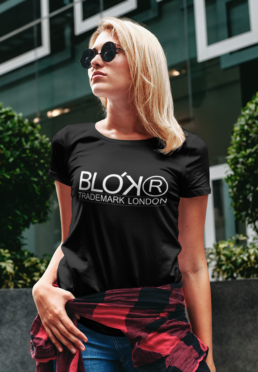 Registered - with White Print - Women's Slim Fit