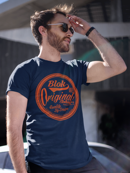 Quality by Design - Orange Print - Men's Classic Fit