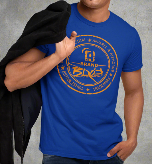 Original Apparel Stamp - in Orange Print - Men's Classic Fit