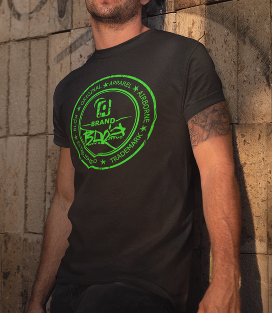 Original Apparel Stamp - in Green Print - Men's Classic Fit