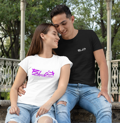 Essential Large Logo - Purple Print - Women's Slim Fit