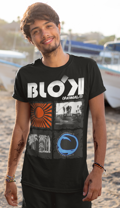 California Surf - Front Print with White Logo - Men's Loose Fit