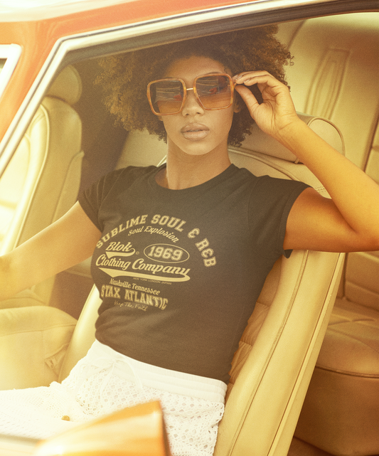 Sublime Soul - with Gold Print - Women's Slim Fit