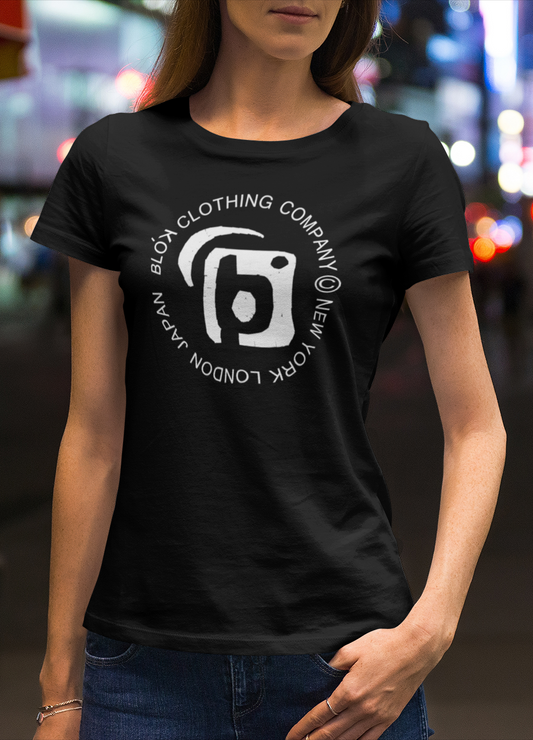 Original Logo Worldwide - in White - Women's Slim Fit