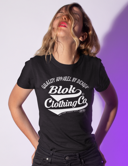 Quality Apparel By Design - Front Print in White - Women's Relaxed Fit