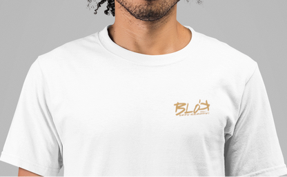 Essentials Small Logo - in Gold - Men's Classic Fit Graphic T-Shirt