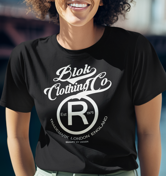 Registered Big R - Front Print - with White Logo - Women's Relaxed Fit