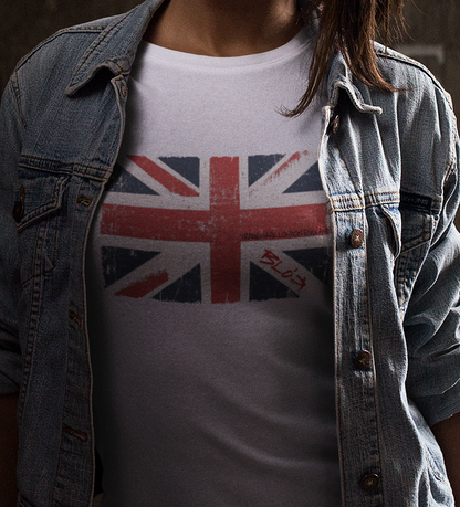 BLOK London England - Front Print Women's Slim Fit Graphic T-Shirt