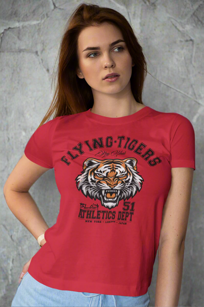 Flying Tigers - with Black Logo - Women's Slim Fit