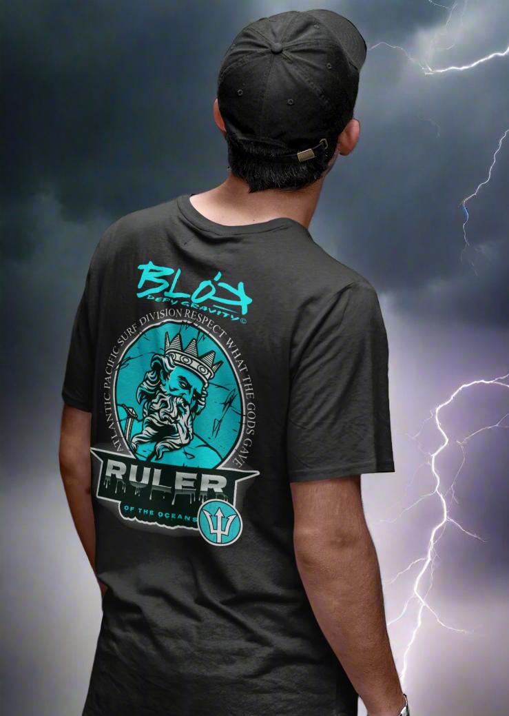 Ruler of the Oceans - Front & Back Print - Men's Oversize