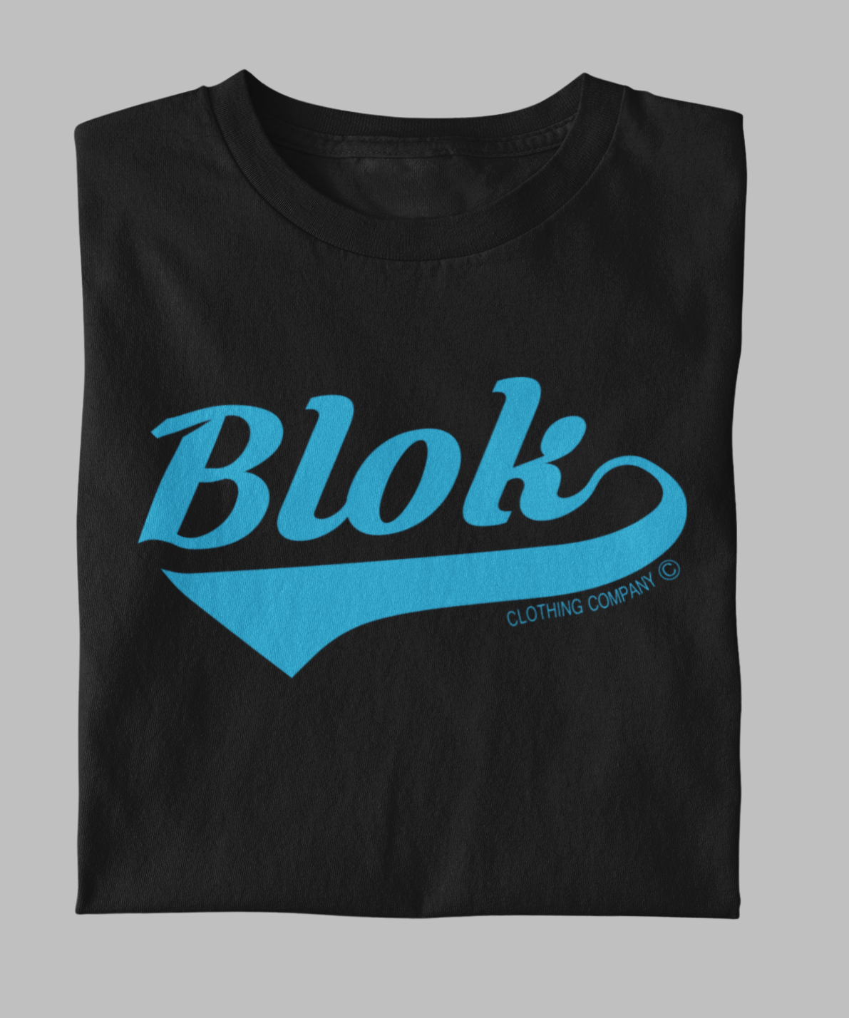 Blok Classic - Front Print - in Blue - Men's Loose Fit