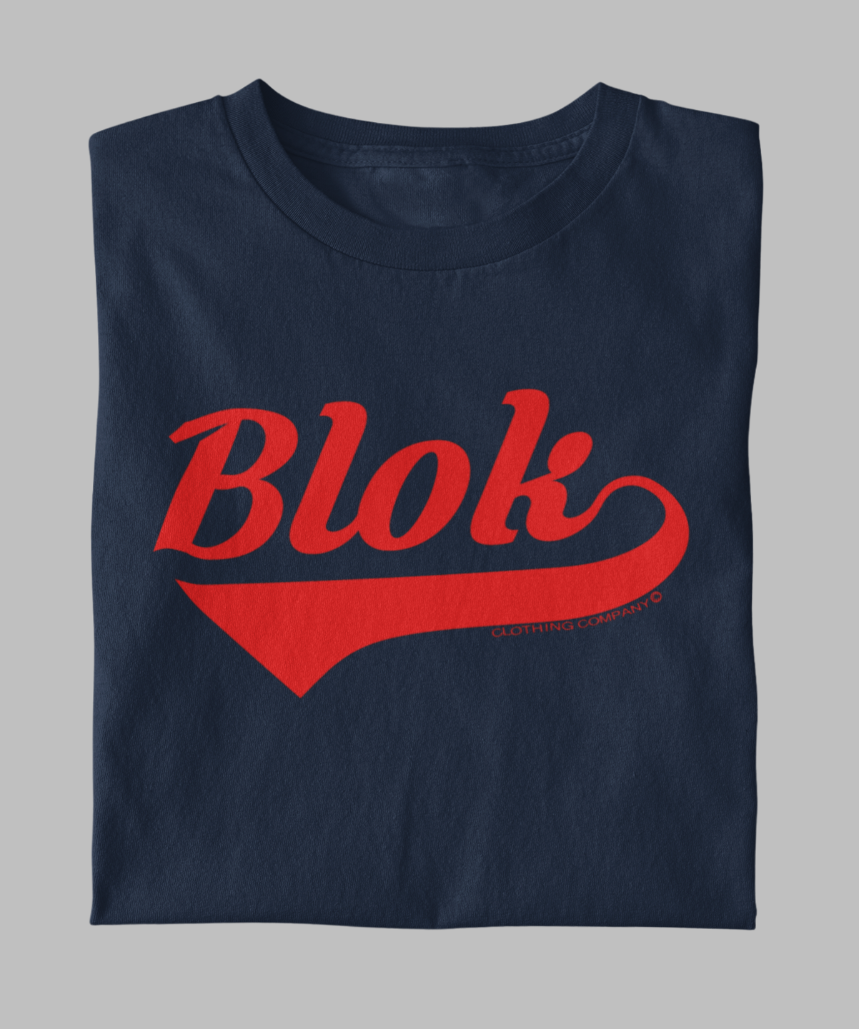 Blok Classic - Front Print - in Red - Men's Loose Fit