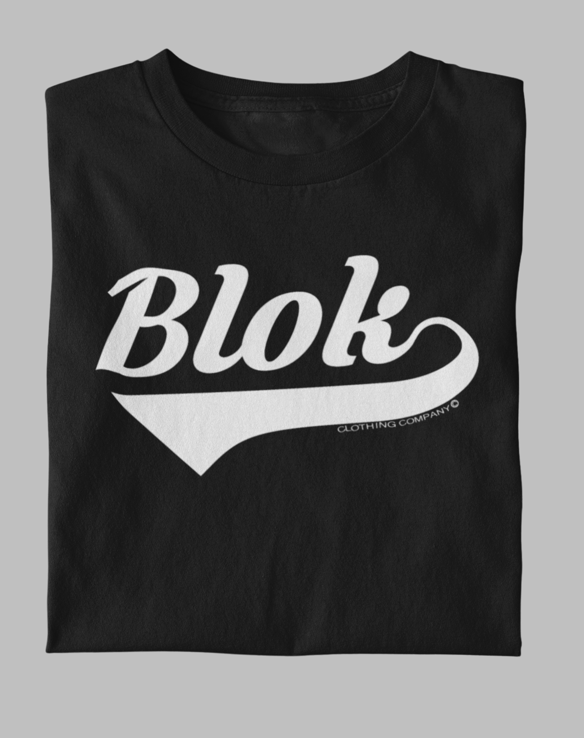 Blok Classic - Front Print - in White - Men's Loose Fit