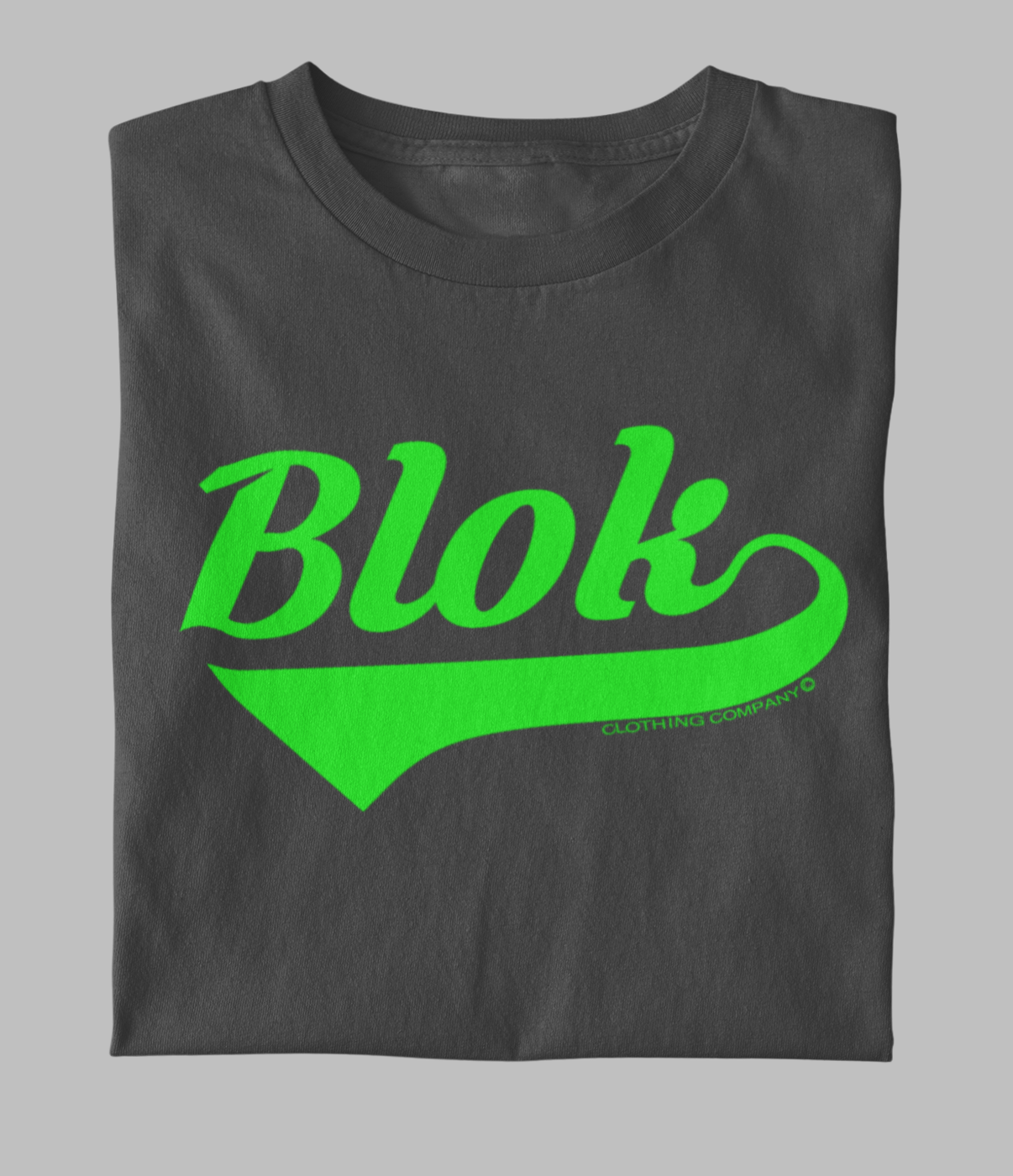 Blok Classic - Front Print - in Green - Men's Loose Fit