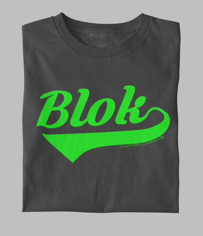 Blok Classic - Front Print - in Green - Men's Loose Fit
