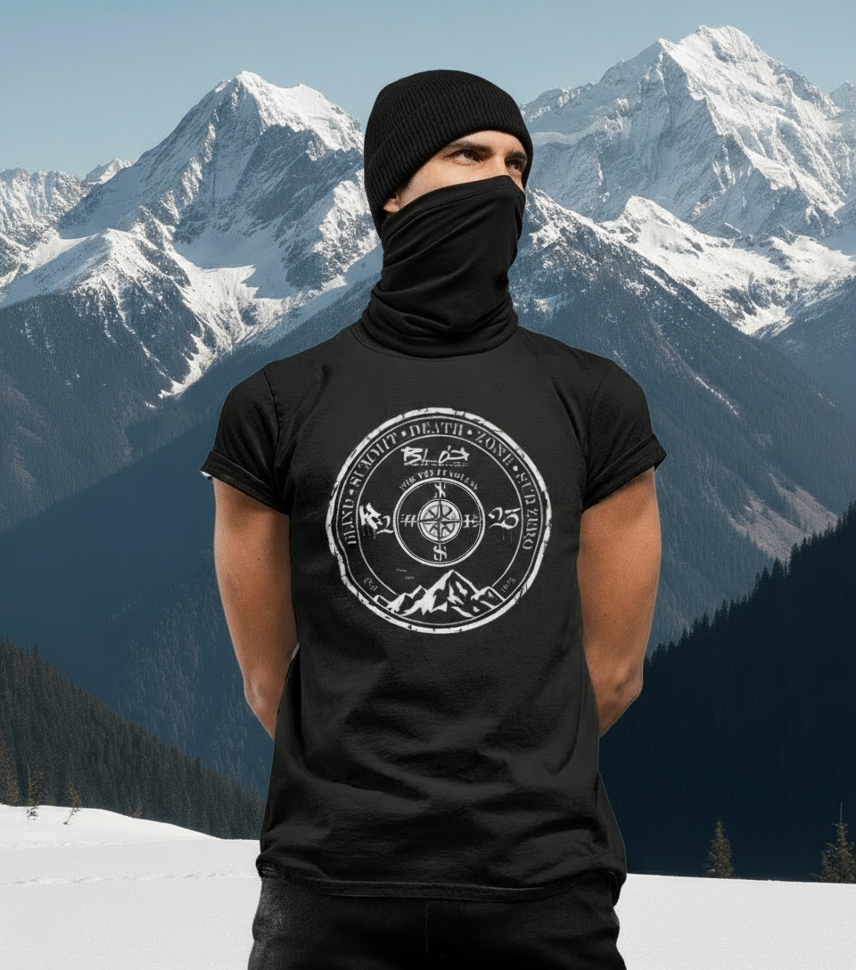 Blind Summit - Front Print - with White Logo - Men's Loose Fit