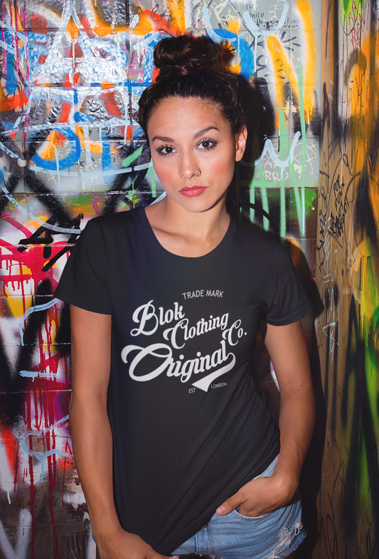 Original Clothing Company - with White Print - Women's Slim Fit