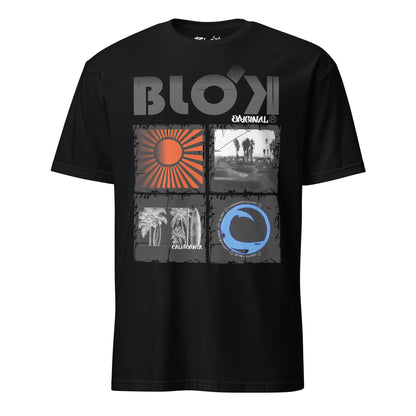 BLOK California Sport - Black Front Print Women's Relaxed Fit Graphic T-Shirt