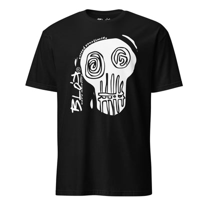 Skull - with White Front Print - Women's Relaxed Fit