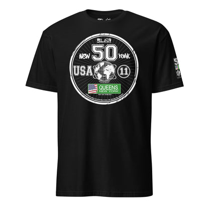 Queens New York - 50 States - Front Print in White - Women's Relaxed Fit