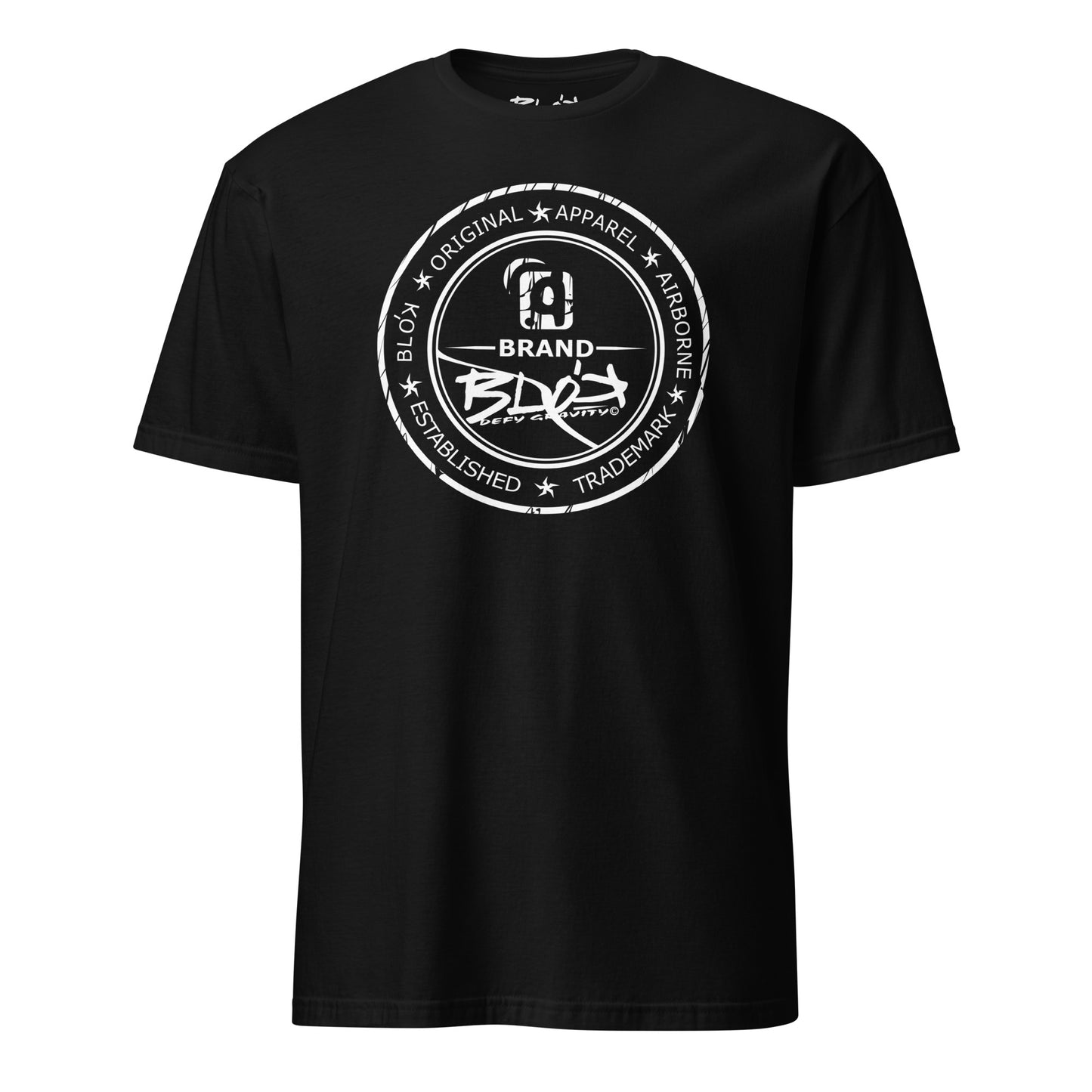 BLOK Original Apparel Stamp - White Print Women's Relaxed Fit Graphic T-Shirt