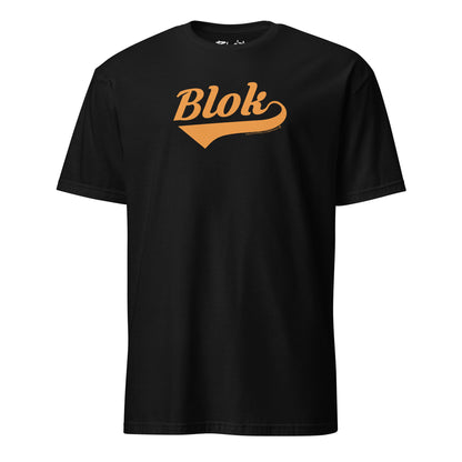 Blok Classic - Front Print - in Orange - Men's Classic Fit