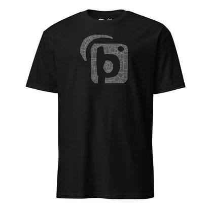 Mosaic - Front Print in Black - Men's Classic Fit Graphic T-Shirt