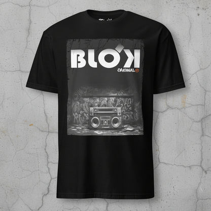 Boom Box - Front Print - with White Logo - Men's Classic Fit