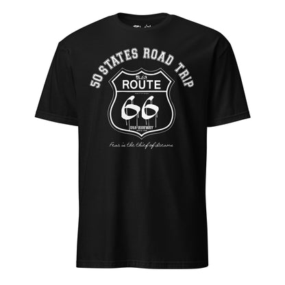 Route 66 Road Trip - Front Print in White