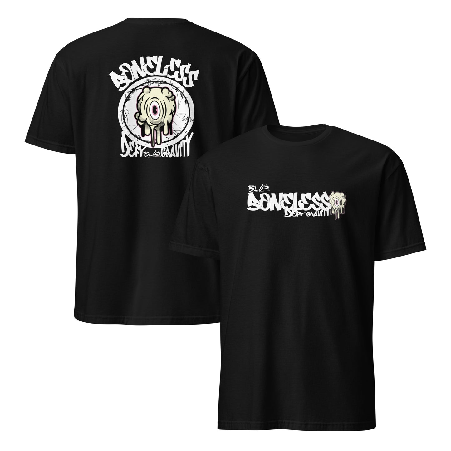 BLOK Boneless - Front & Back Print Women's Relaxed Fit Graphic T-Shirt