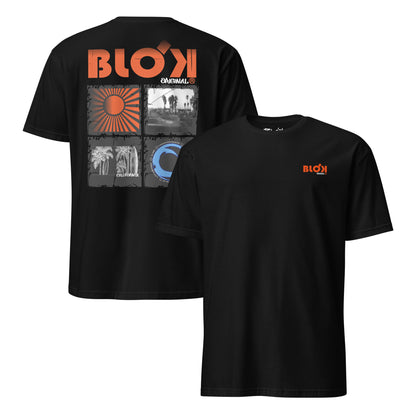 BLOK California Sport - Orange Front & Back Print Women's Relaxed Fit Graphic T-Shirt