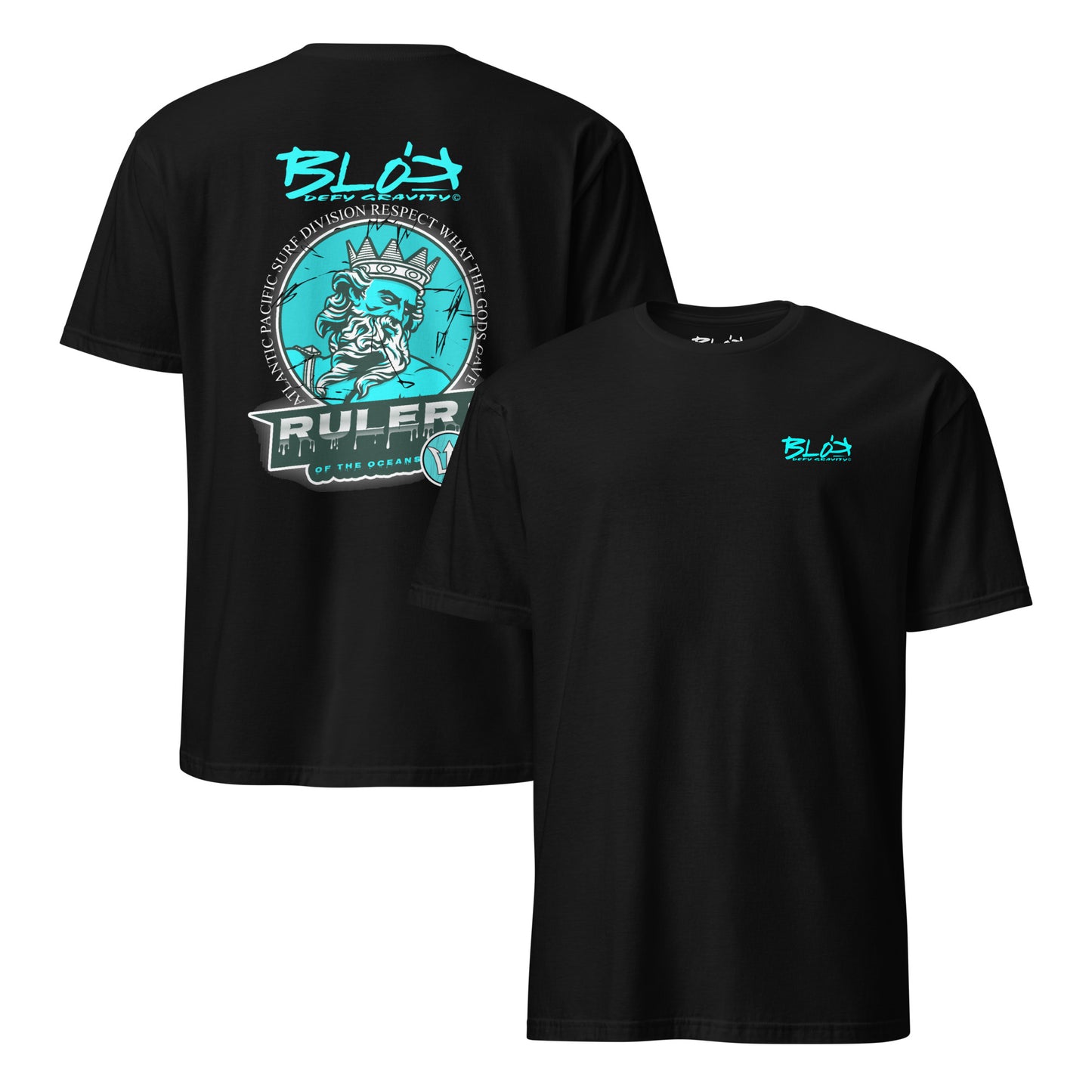Ruler Of The Oceans - Front Print in Turquoise - Men's Classic Fit