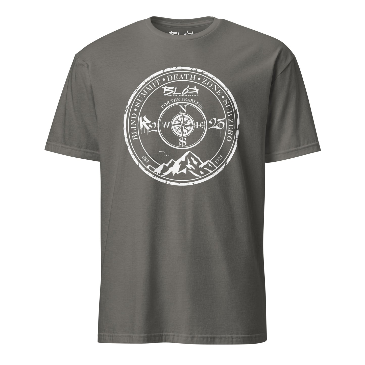 BLOK Blind Summit - White Front Print Women's Relaxed Fit Graphic T-Shirt