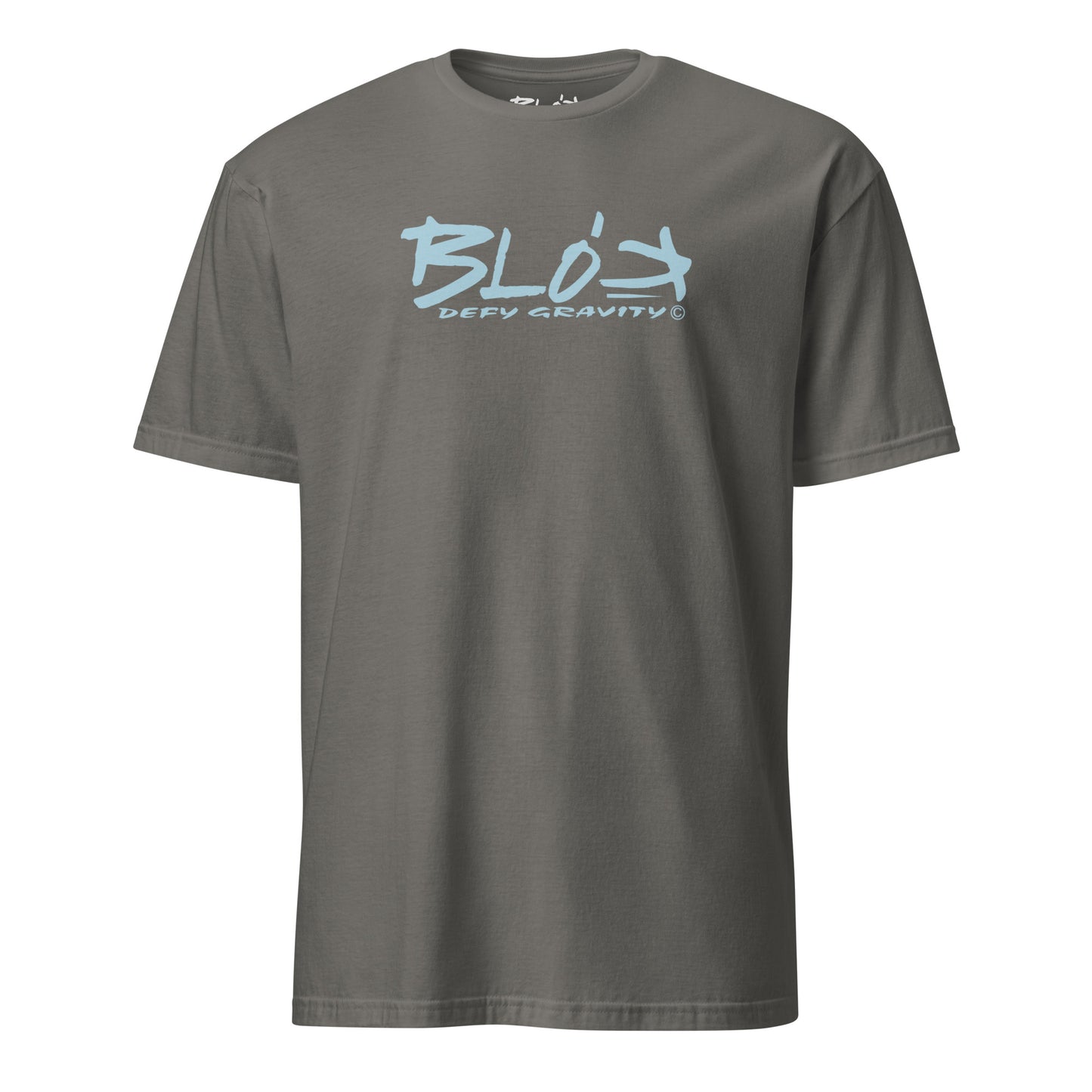 Essential Large Logo - with Light Blue Front Print - Women's Relaxed Fit