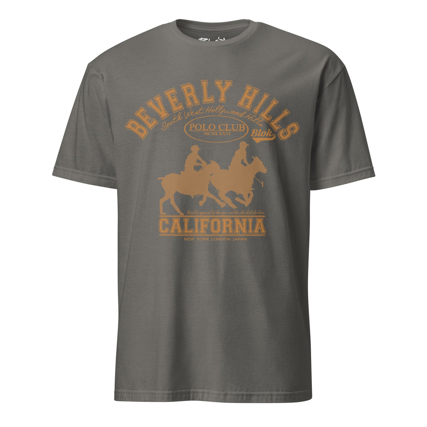 Beverly Hills Polo Club - Front Print in Gold - Women's Relaxed Fit